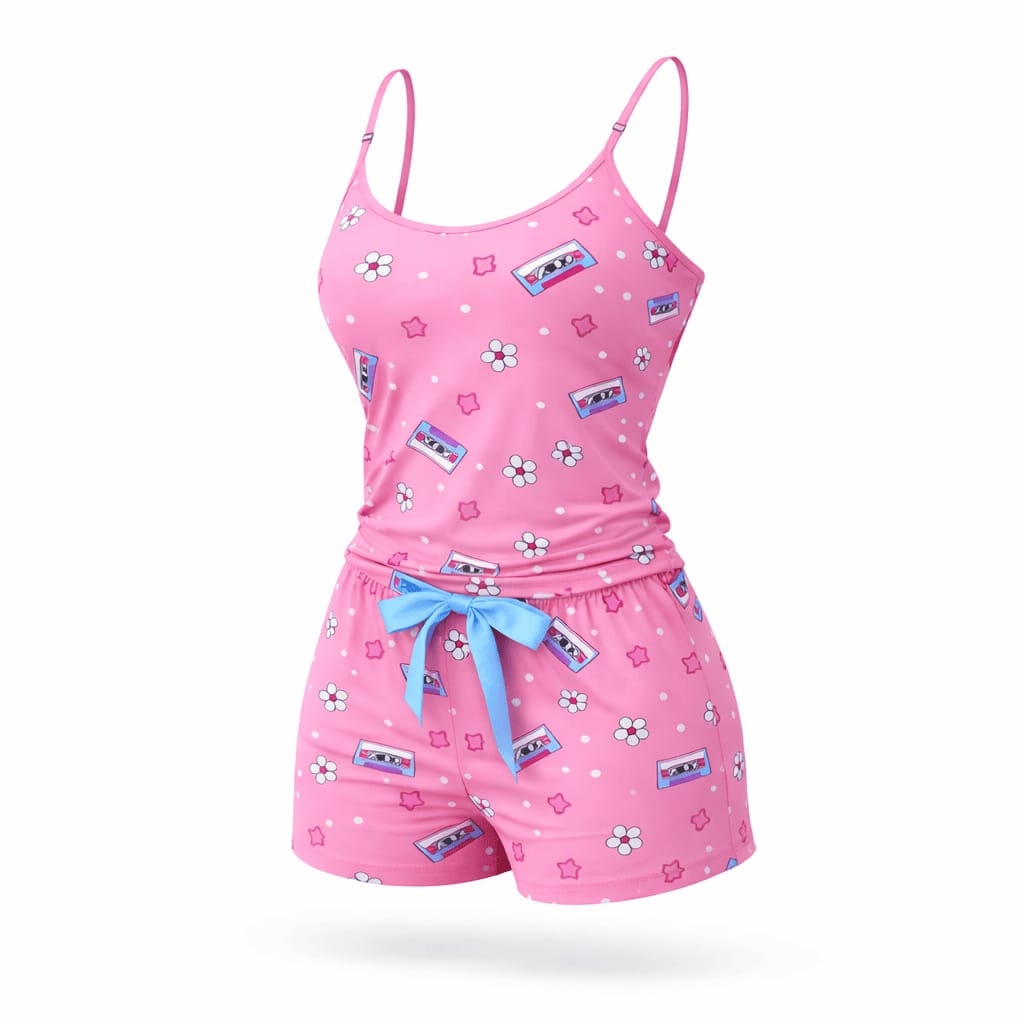 Pijama Basic Rosa Fita Liganete