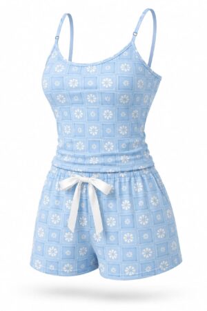 Pijama Basic Azul Bebê