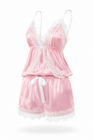 Baby-Dool Kaki Chantilly Cetim Charmousse